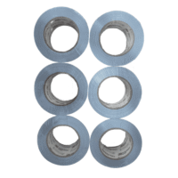 Tape para ducto Plateado 2"X55YDS (6 unidades)