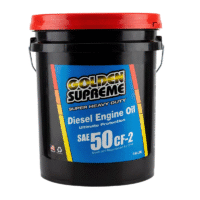 Aceite mineral para motor diésel SAE 50 CF-2, 5 Gl, GOLDEN SUPREME